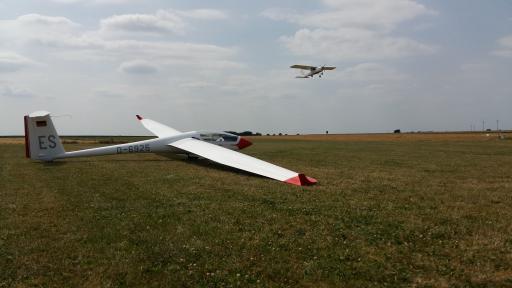 069  Uitzicht van een buitenlanding